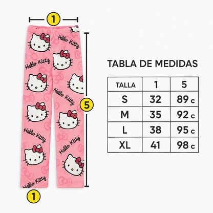 Pijama Hello Kitty - Solo en color rosa