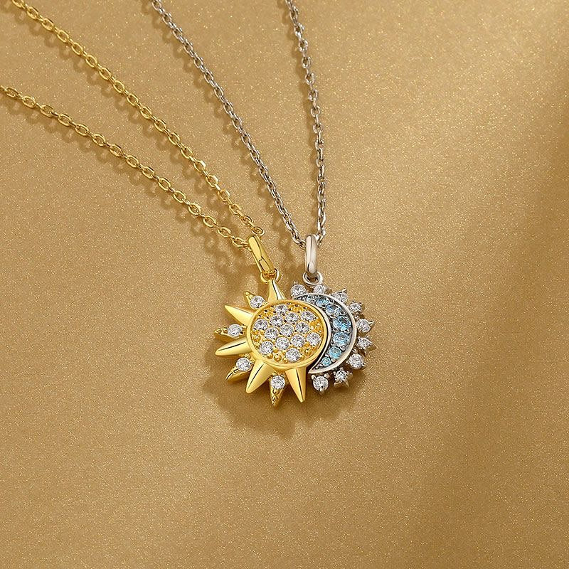 Collares Sol y Luna Eclipse Pareja