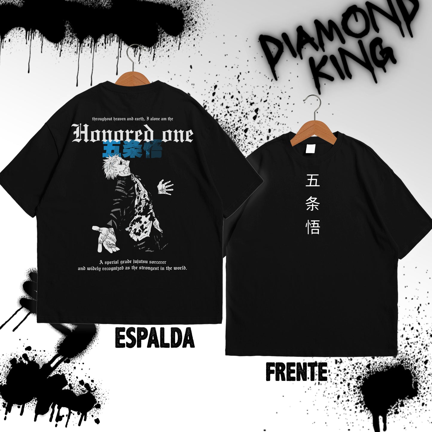 CAMISETA SATORU GOJO V1